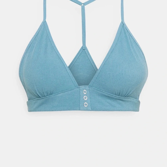 NWT! Intimately Free People snaps marine blue bra XS - Picture 5 of 6